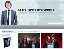 Tablet Screenshot of alexszepietowski.com